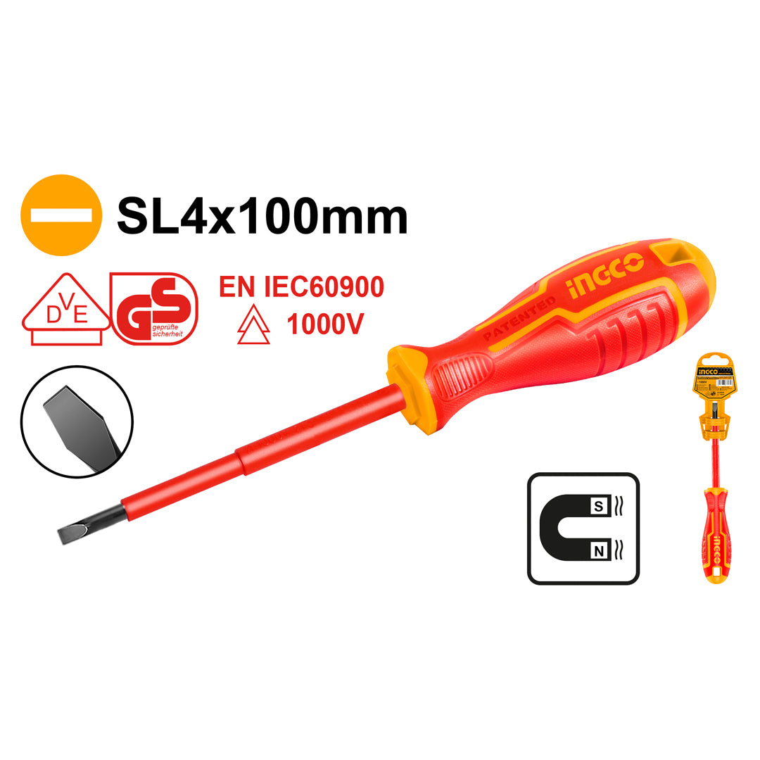 INGCO HISD814100 insulated screwdriver