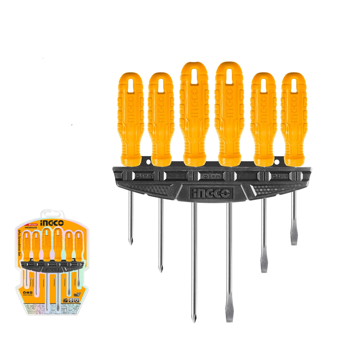 INGCO HKSD0658 screwdriver 6pcs set