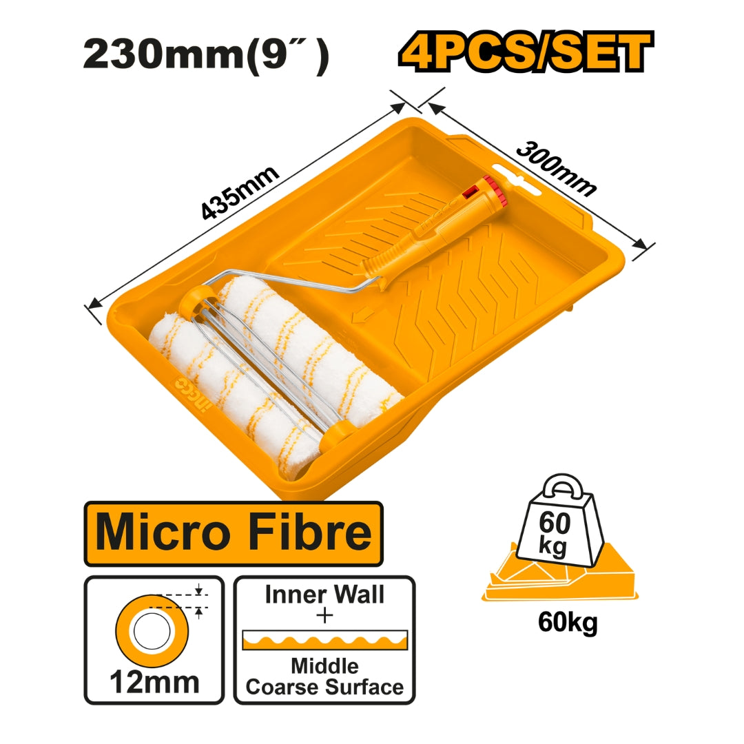 4-in-1 set cylinder paint brush hktcb042306 ING-CT