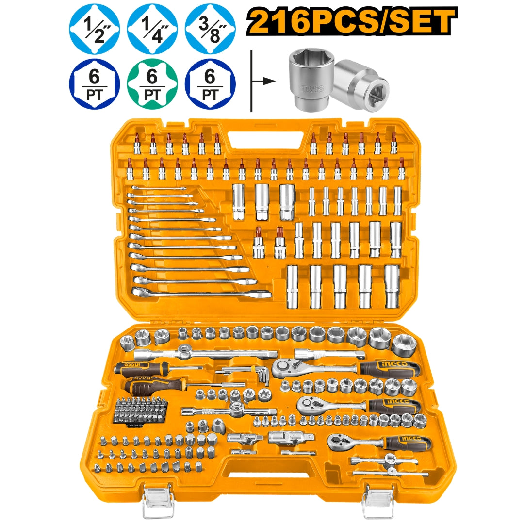 216 Pieces Combination Tools Set HKTHP22161 ING-HT