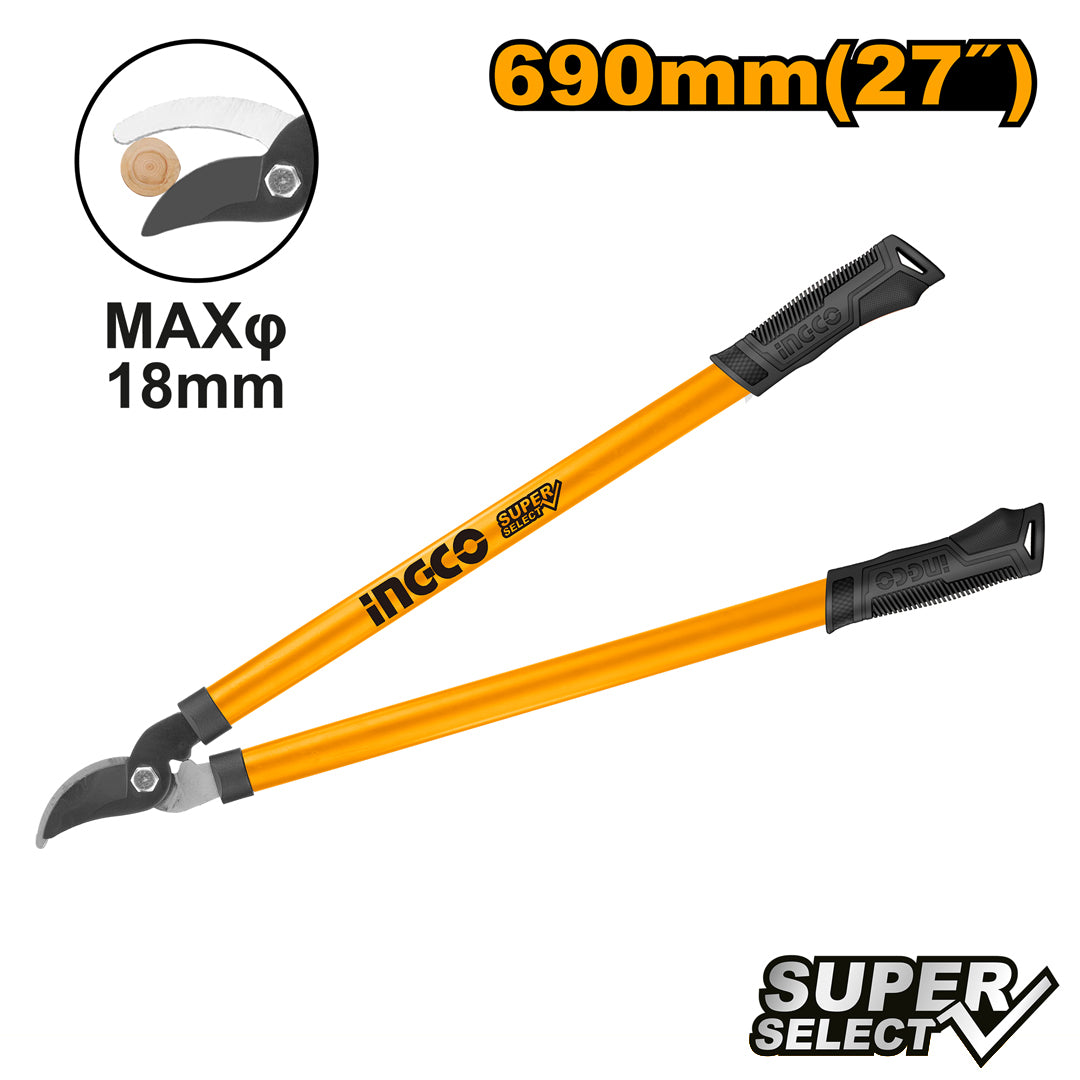 Ingco long lopper pruning shears 27 inches, garden cutting tool