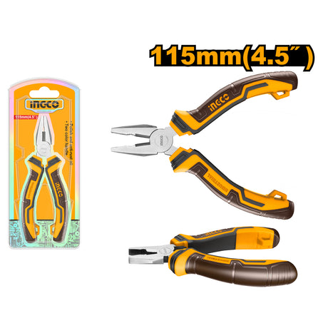 Ingco mini combination pliers 4.5 inches (115mm), multipurpose pliers