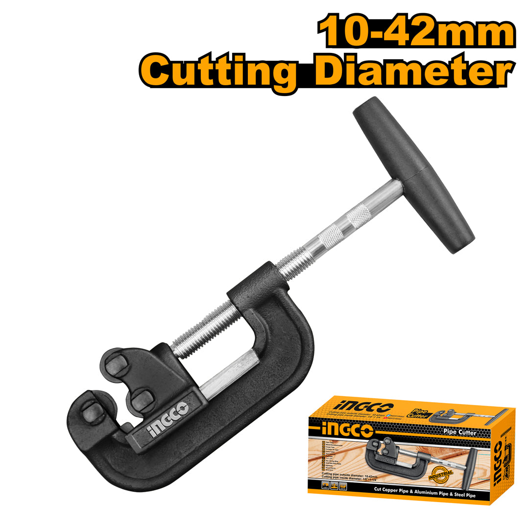 INGCO HPC0142 pipe cutter cast iron 10–42mm for copper aluminum