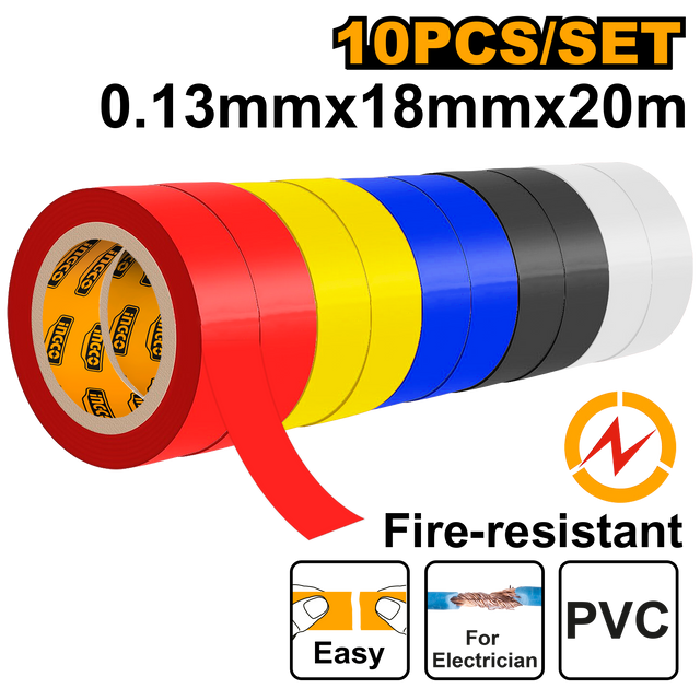 INGCO PVC Electrical Insulating Tape Single Roll