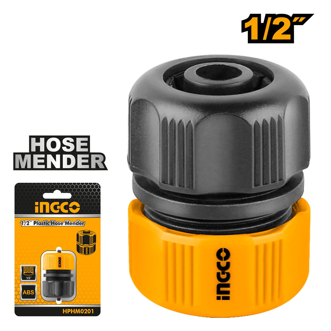 INGCO HPHM0201 1/2 inch plastic hose connector mender
