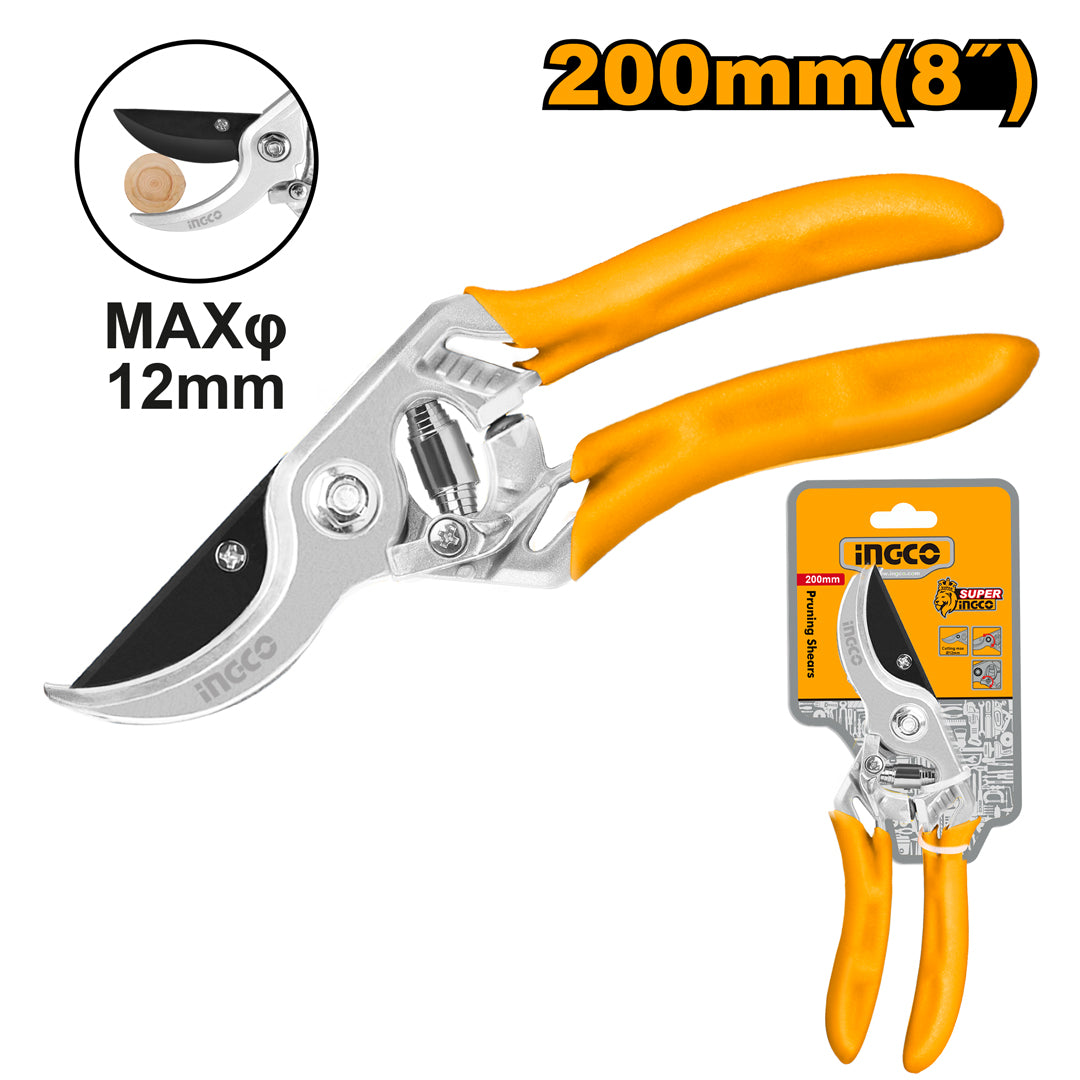 Ingco pruning shears 8 inch 200mm garden hand tool