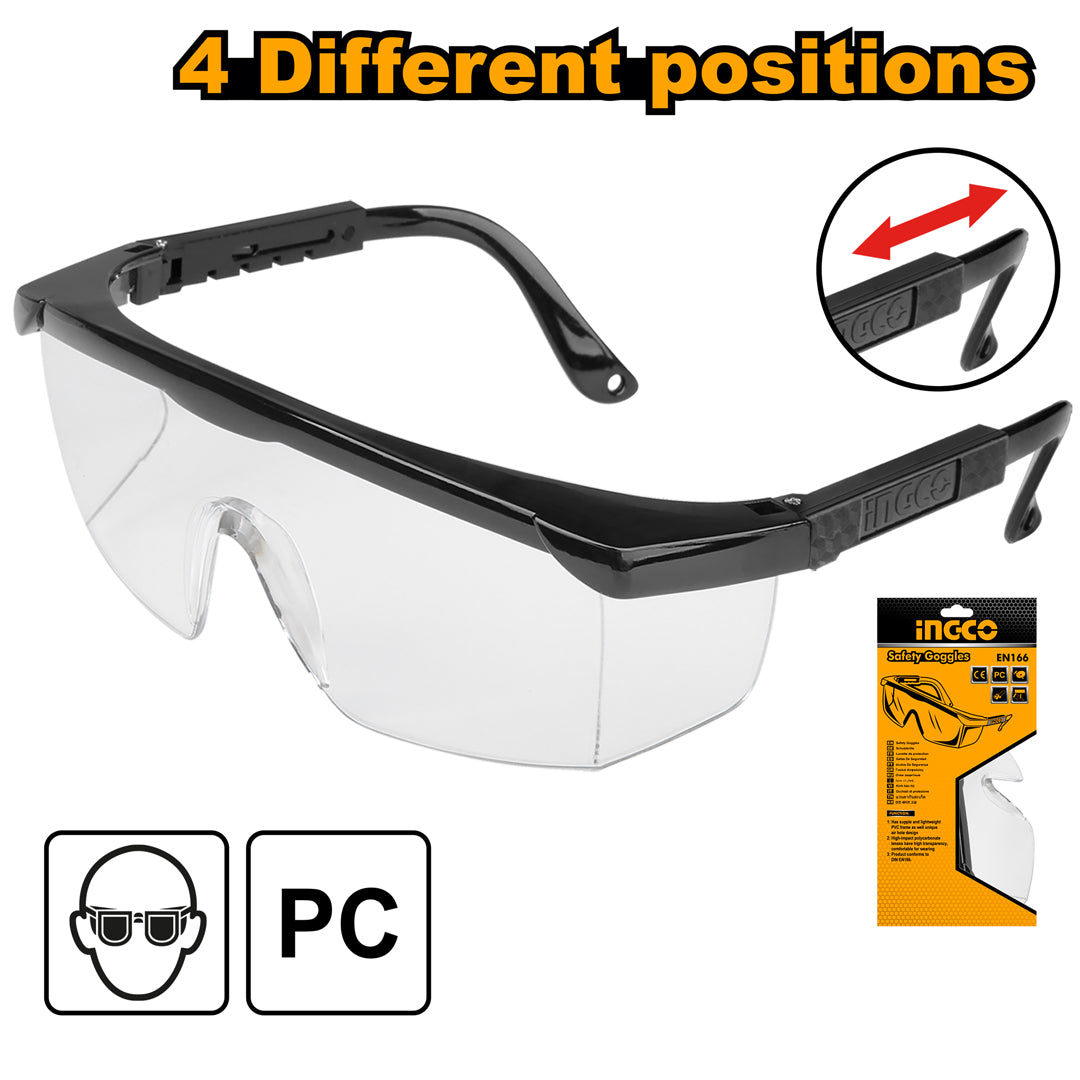 INGCO Safety Goggles Eye Protector Shield – HSG142