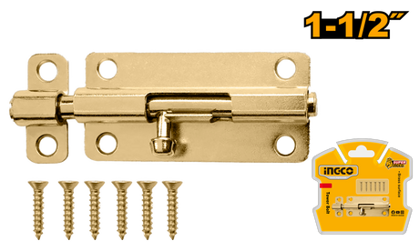 INGCO Tower Bolt Steel Latch Pin Horizontal Vertical Positions