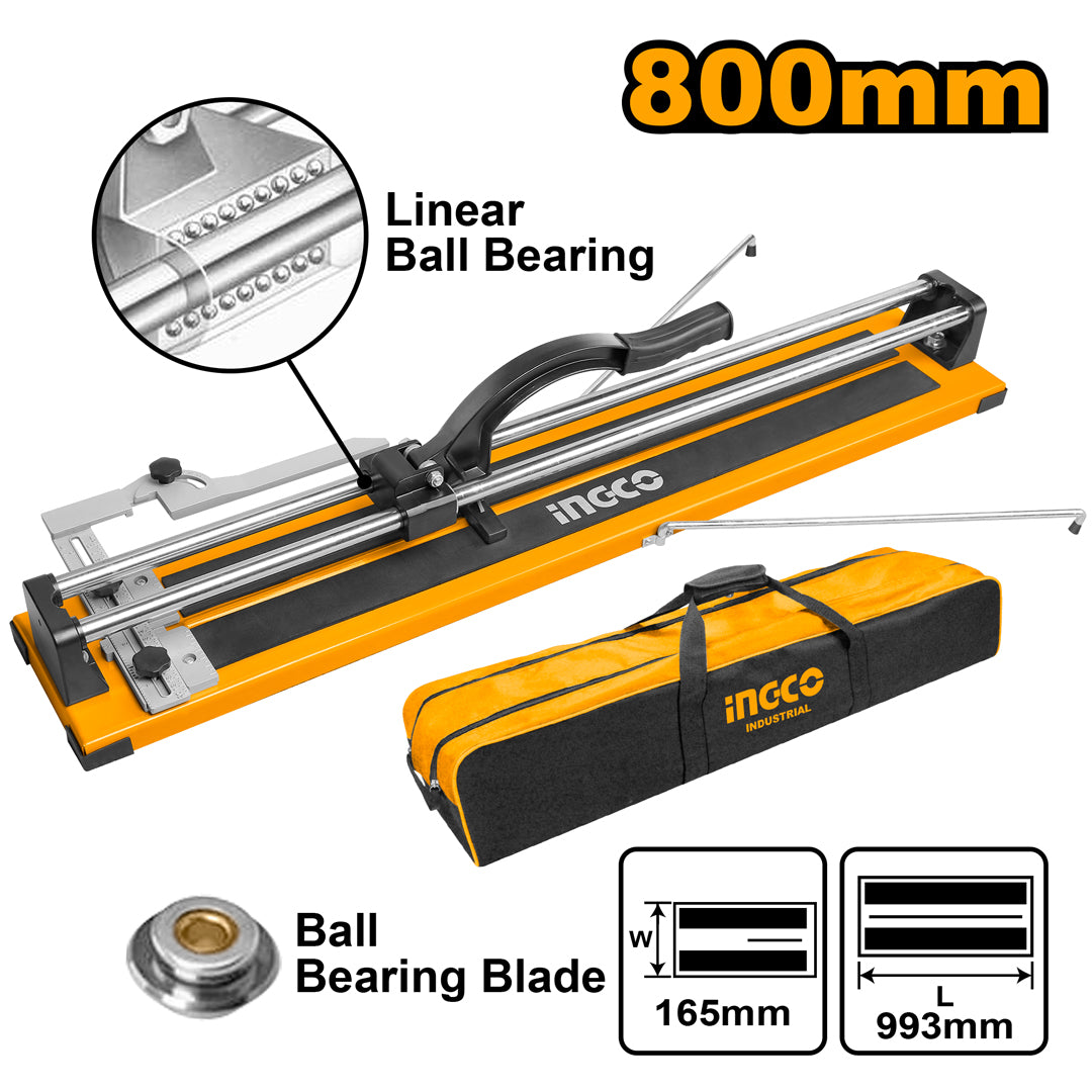 Ingco 800mm tile cutter with carrying bag