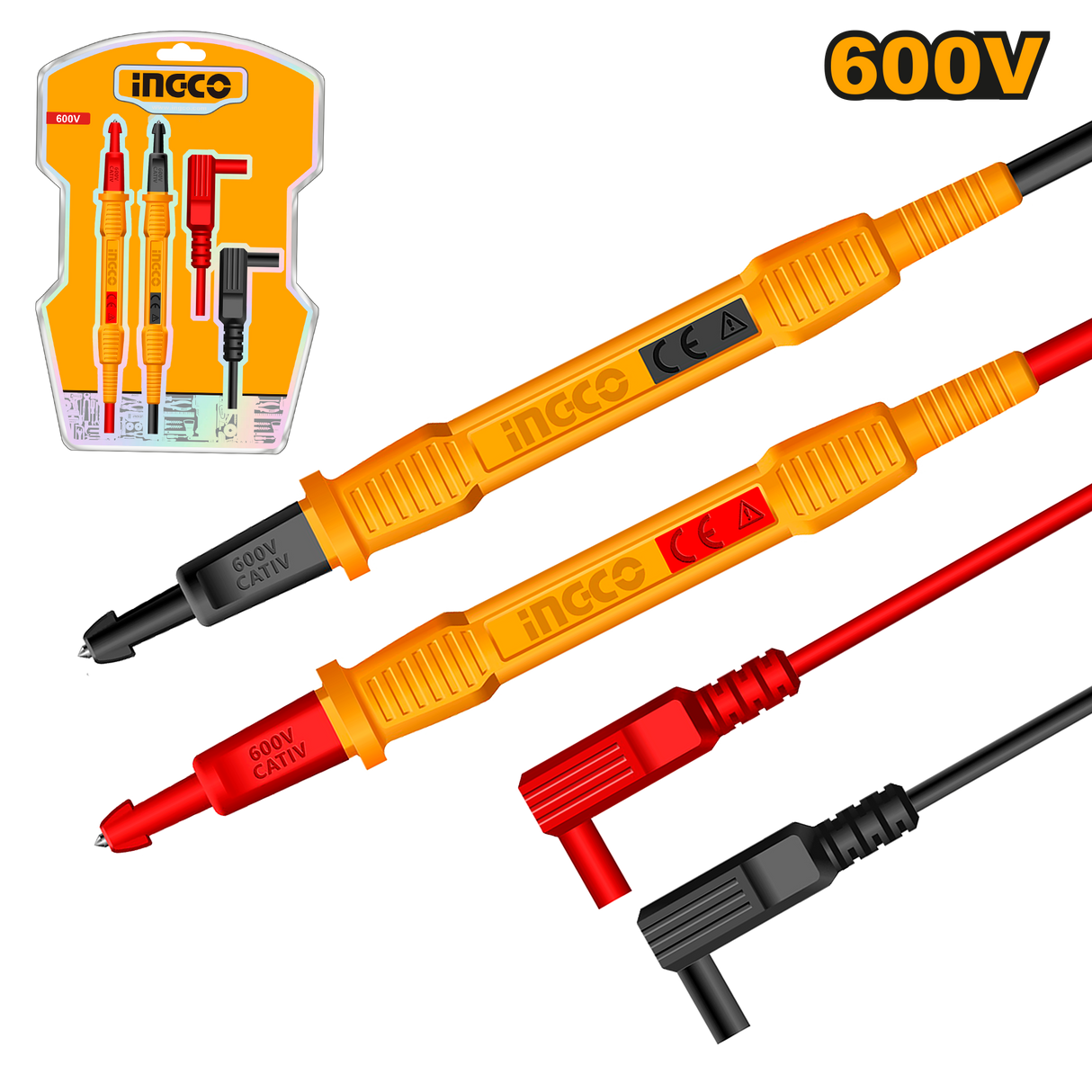 Ingco CAT Ⅲ 600V (80cm x 130mm) Measuring Tools Test lead Wire Cable HTL30851 ING-HT