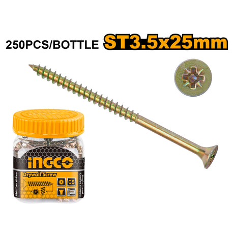 INGCO HWBS3502511 chipboard screw sold per bottle
