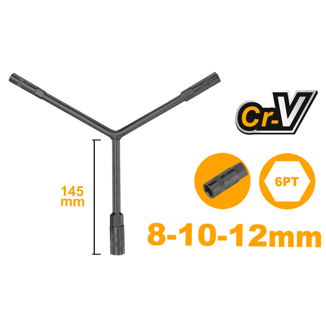 INGCO HYSWB101214 Y-type socket wrench 10-12-14mm