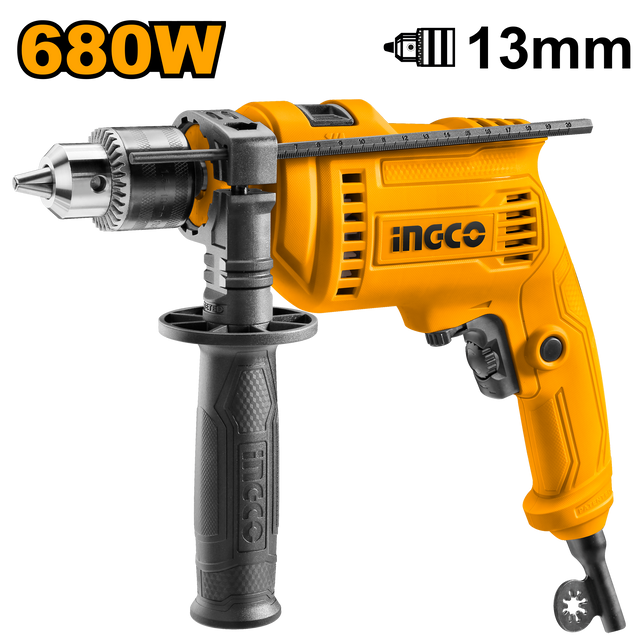 INGCO Jigsaw 400W and Impact Drill 680W Combo with Free Tools