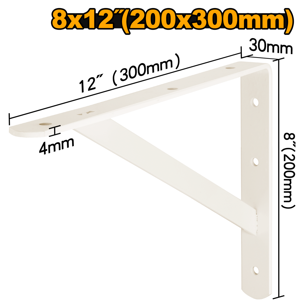 Heavy Duty Shelf Brackets IHDSB0812 / IHDSB1016 ING-AC