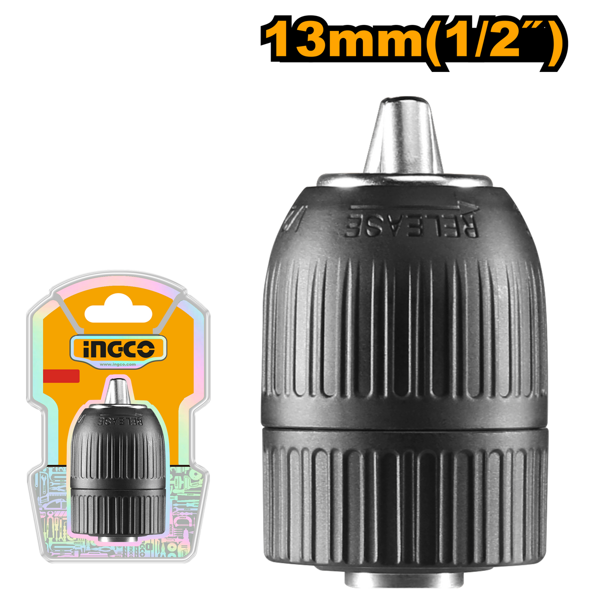 13mm Keyless Chuck Connection Size: 1/2"-20UNF KCL1301 ING-AC