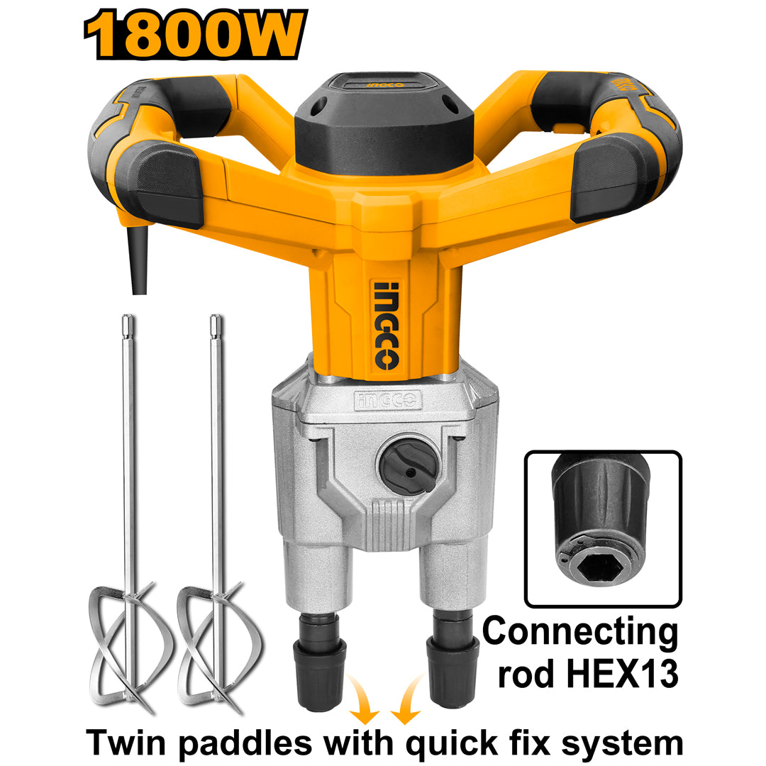 Ingco 1800W mixer power tool industrial use