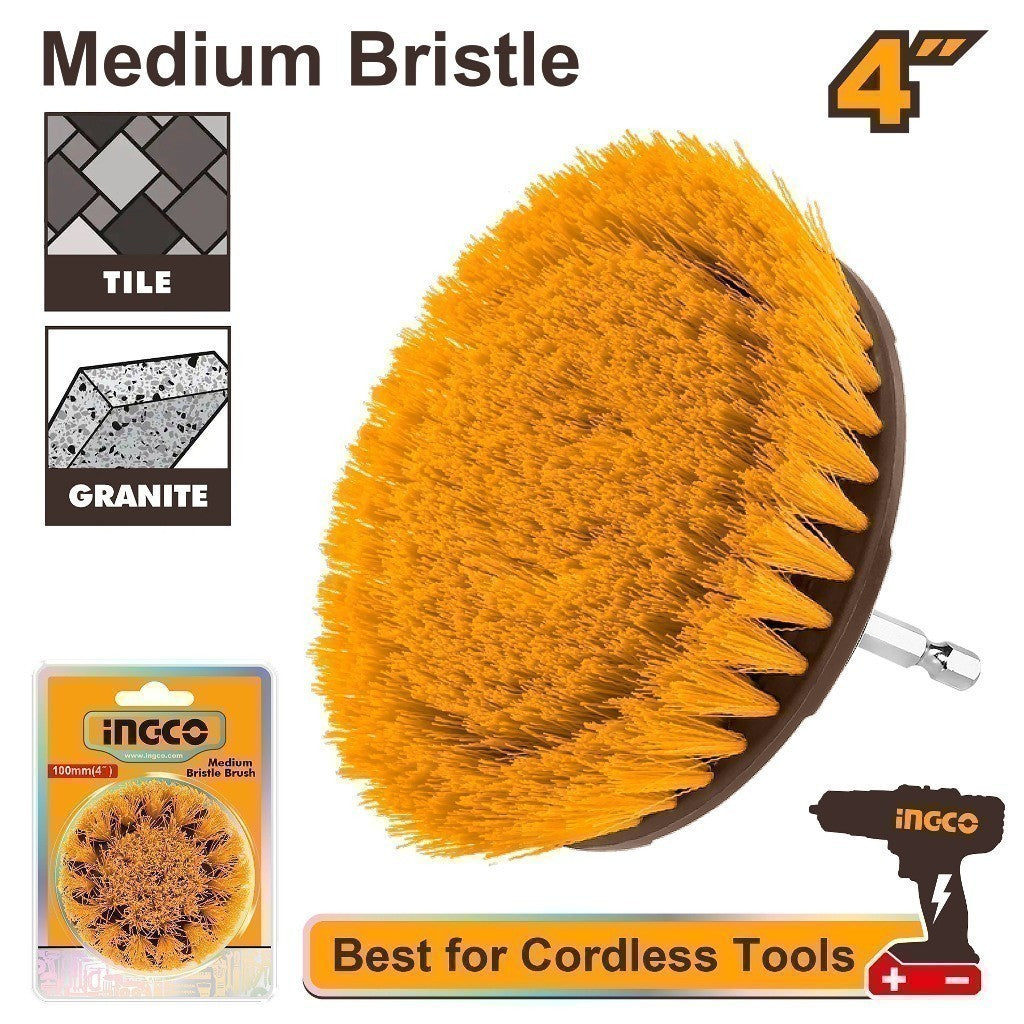 4inch/100mm Soft, Medium and Hard Bristle Brush ING-CT