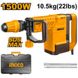 INGCO PDB15006 demolition breaker hammer 1500W with 2 chisels