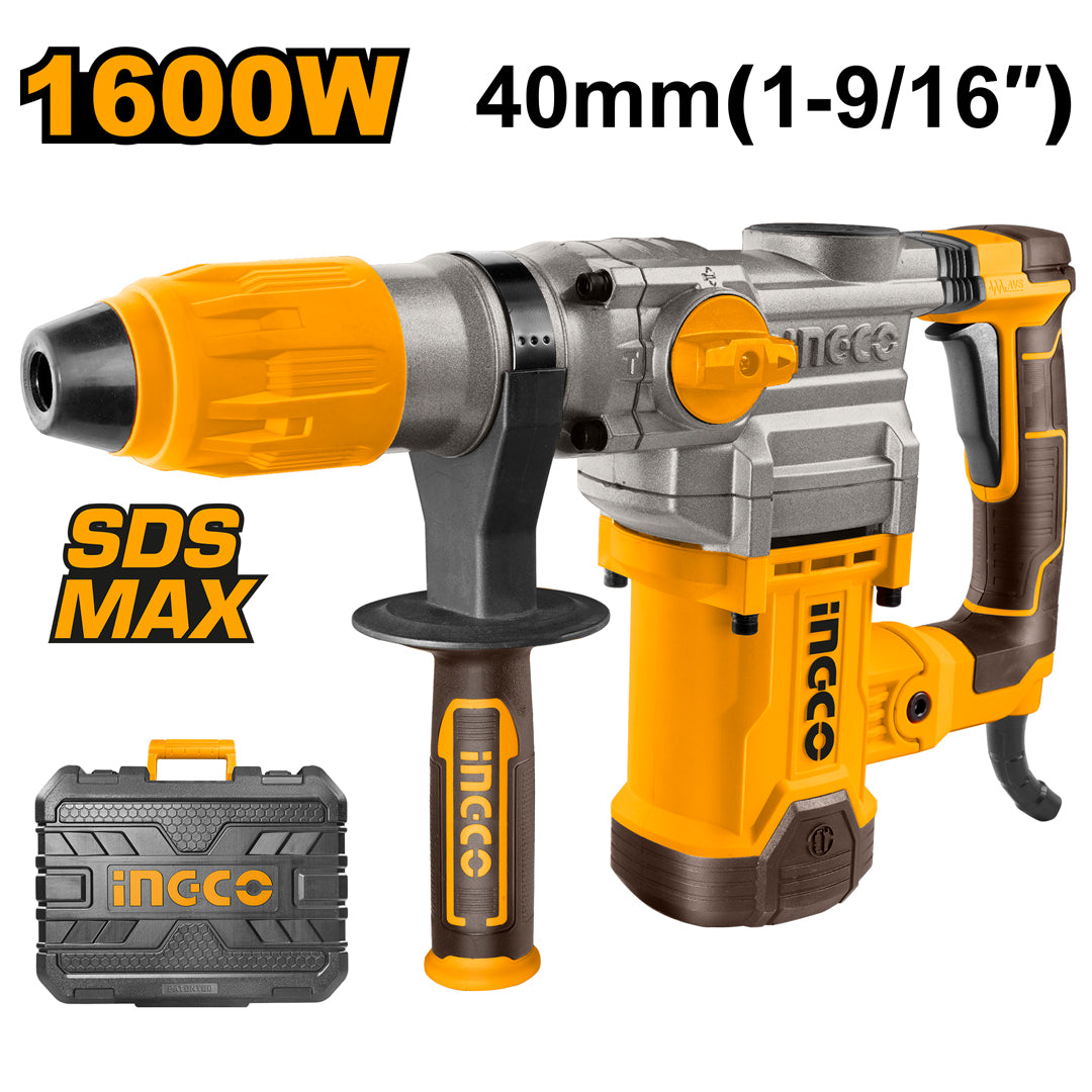 INGCO Rotary Hammer Drill and Chisel RH1600388