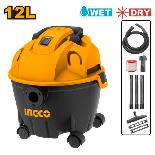INGCO 1200W Wet & Dry Vacuum Cleaner – 12L Capacity