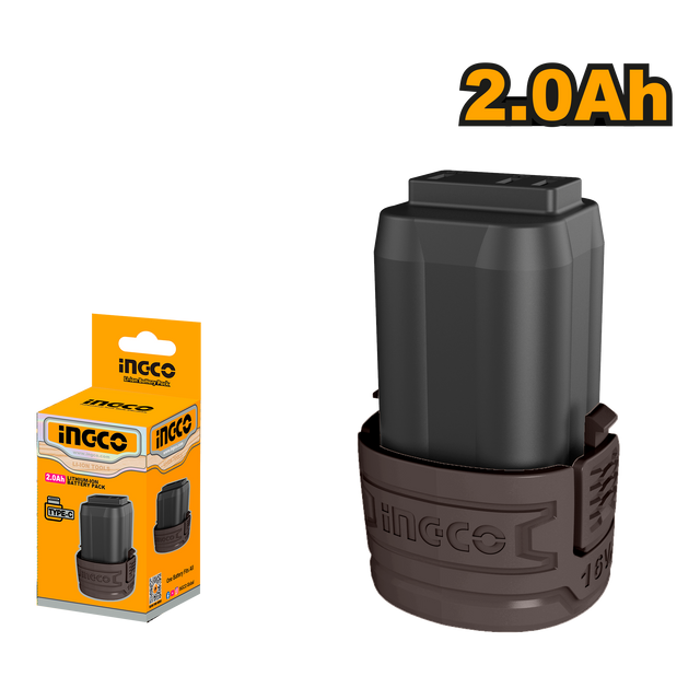 INGCO 16V 2.0Ah lithium-ion battery pack FBLI1620