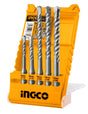 INGCO 5PCS SDS Plus Hammer Drill Bit Set