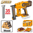 INGCO P20S 20V cordless brad nailer kit with 1000 nails 35mm CBNLI2005