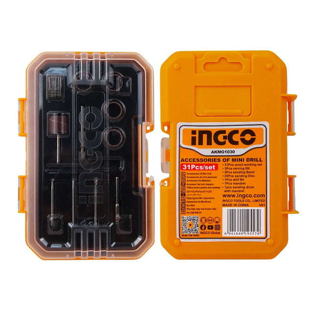 INGCO 8pcs and 73pcs accessories set for mini drill