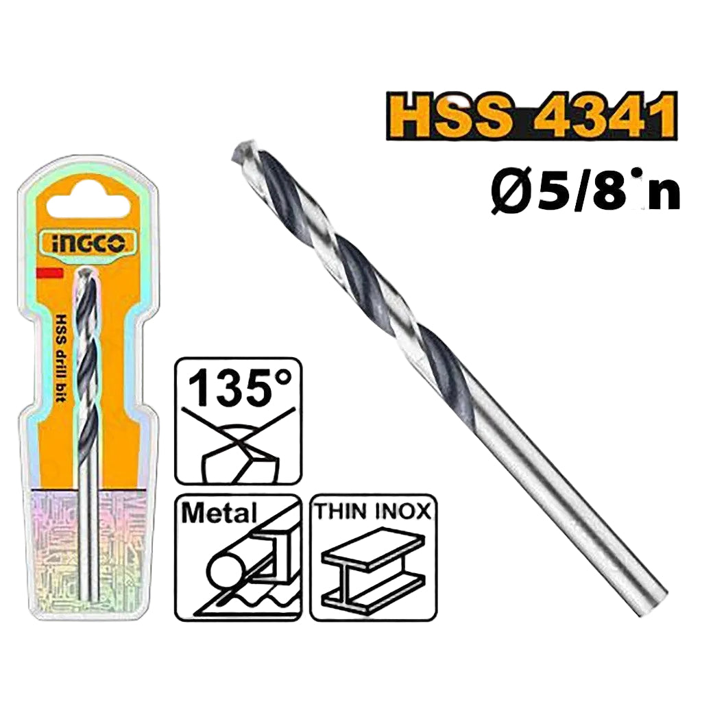 ingco /set hss drill bit 5/8inches dbt1200584 ing-ac product photo