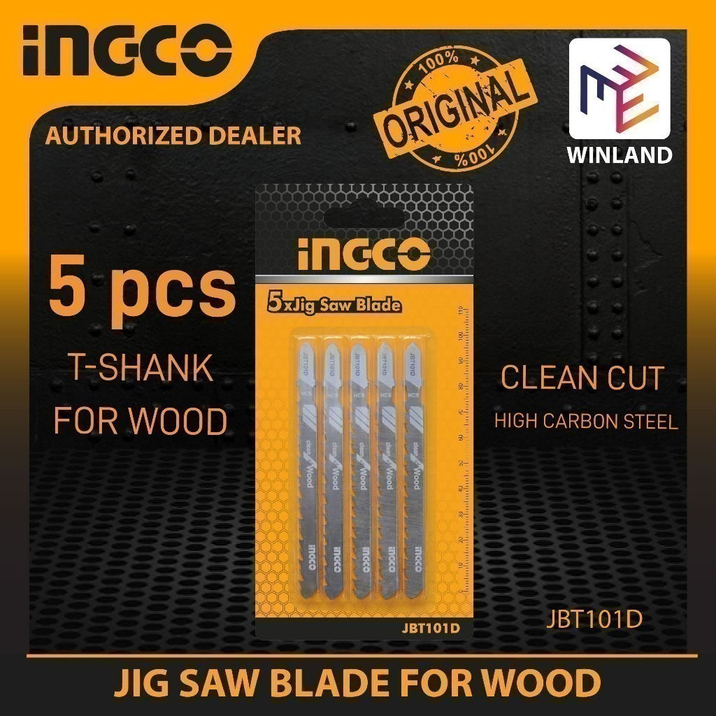 5 Pcs Jigsaw Blade JSBT101D ING-AC