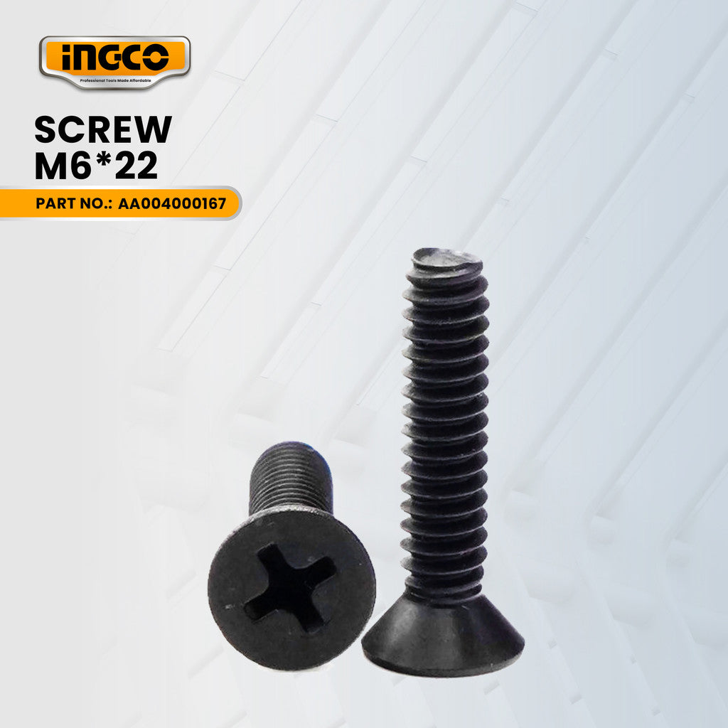 INGCO AA004000167 Screw M6*22 for ID68016P Impact Drill ING-SP