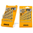 INGCO 8pcs HSS Twist Drill Bit Set
