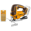 Ingco by Winland P20S 20V cordless brushless jigsaw with 5pcs blades