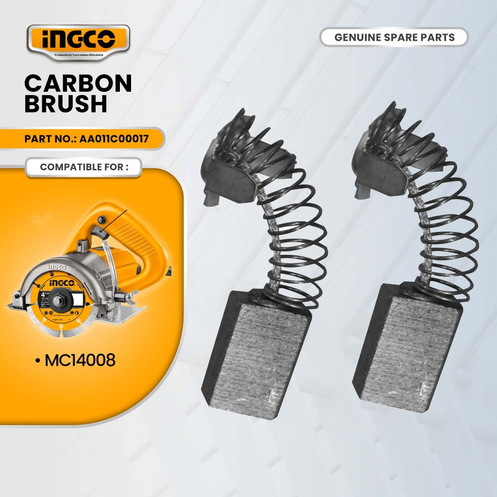 INGCO AA011C00017 Carbon Brush for MC14008 ING Marble Cutter 1400W ING-SP