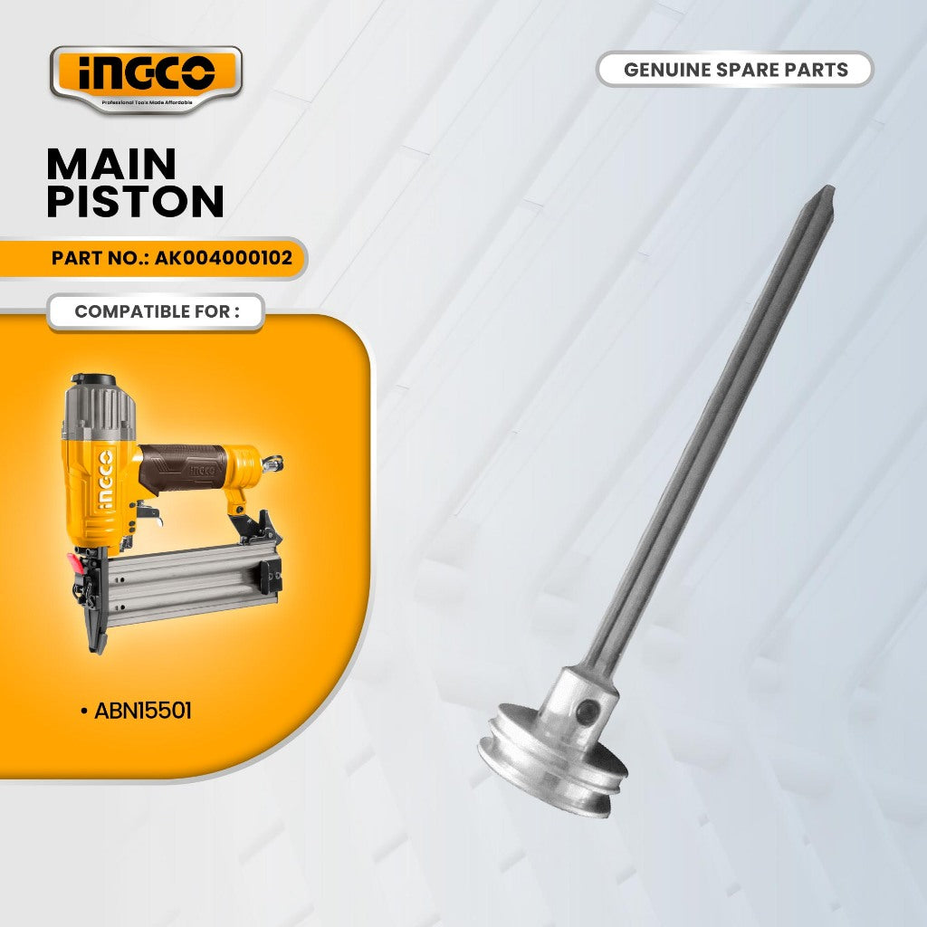 INGCO AK004000102 Main Piston for ABN15501 Air Brad Nailer (Brad Size: 15-50MM) ING-SP