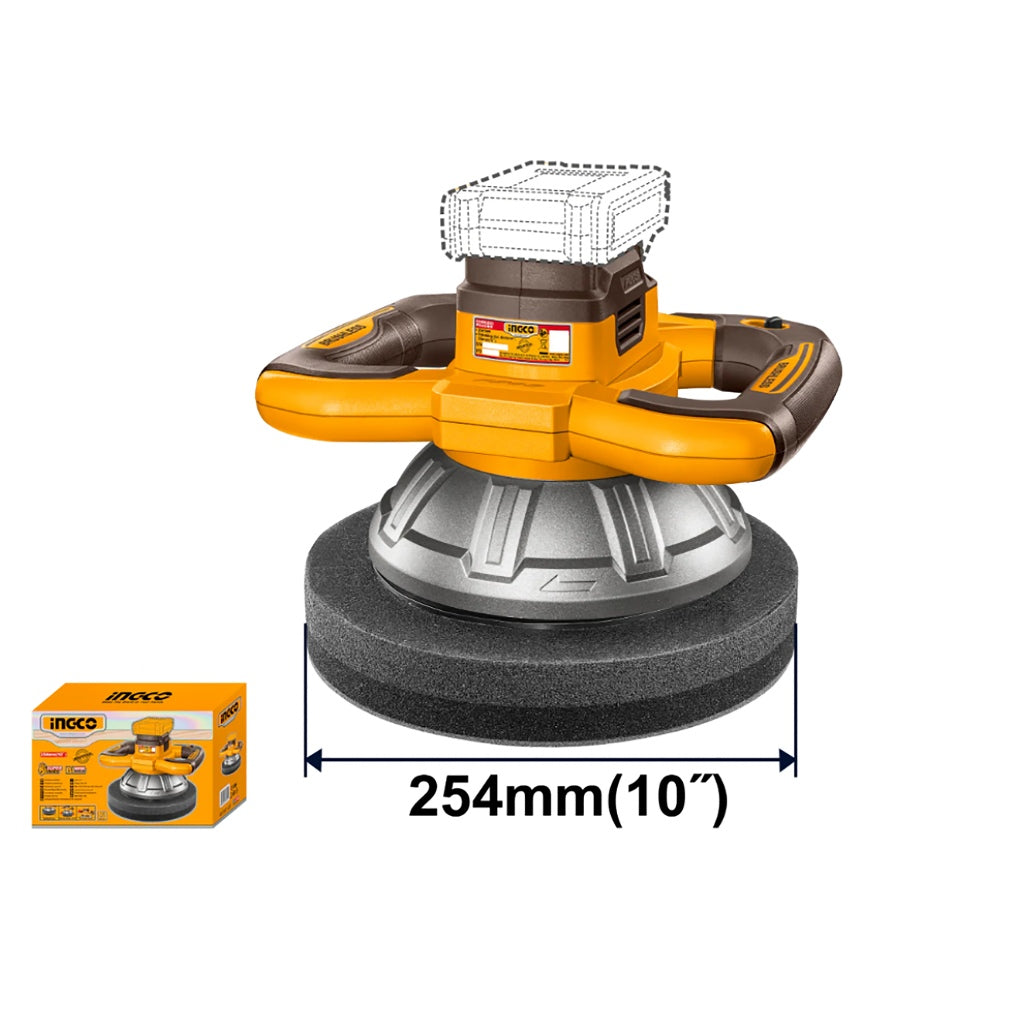 P20S/20V Lithium-Ion Cordless Polisher (2500rpm/254mm (10") ING-CT