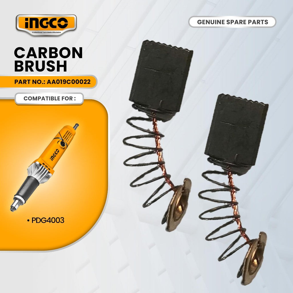 INGCO AA019C00022 Carbon Brush for PDG4003 Die Grinder 400W ING-SP