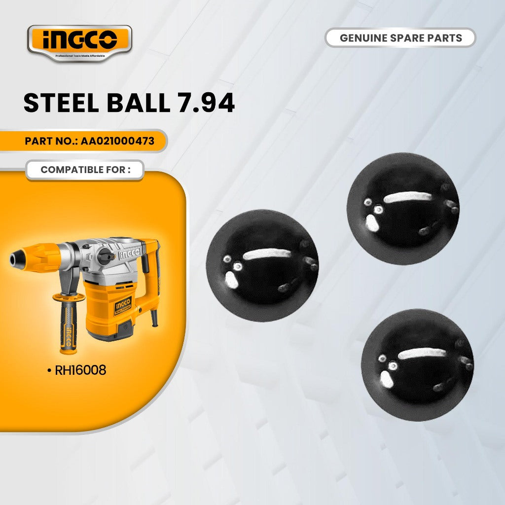 INGCO AA021000473 steel ball 7.94 for RH16008 Rotary Hammer 1600W ING-SP
