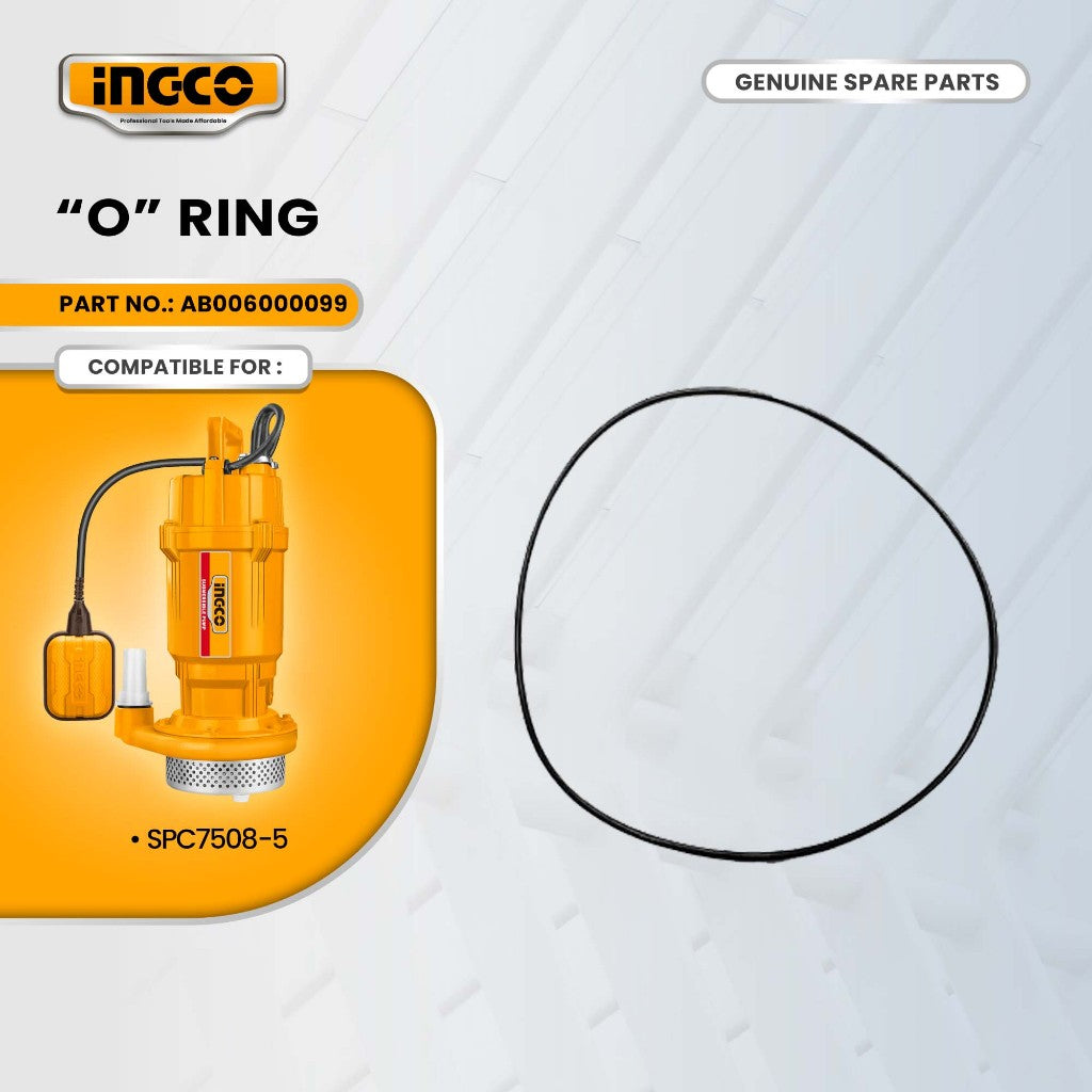 INGCO AB006000099 “O” Ring for SPC7508-5 Submersible Pump 750W(1.0HP) ING-SP
