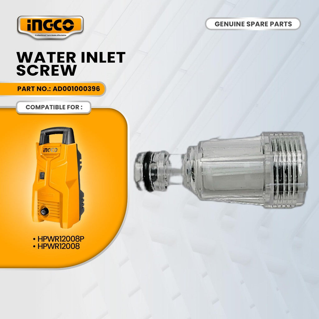 INGCO AD001000396 Water Inlet Screw for HPWR12008P High Pressure Washer 1200W ING-SP
