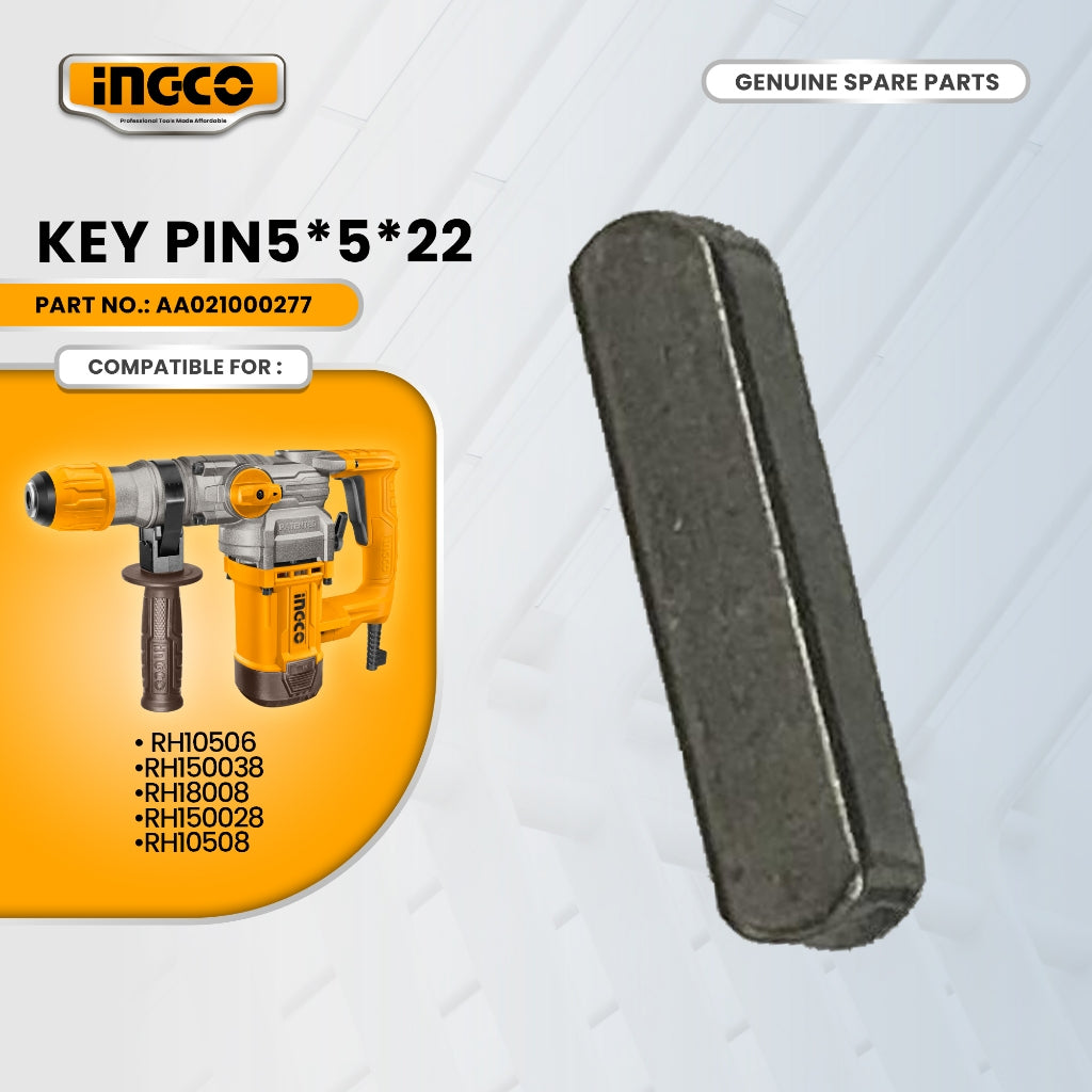 INGCO AA021000277 Rotary Hammer Key Pin5*5*22 ING-SP