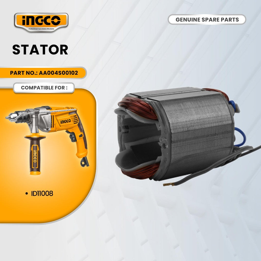 INGCO AA004S00102 ID11008 Impact Drill 1100W 13mm Stator ING-SP
