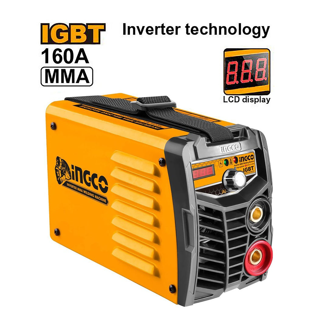INGCO MMA16015 inverter welding machine, 160A IGBT technology