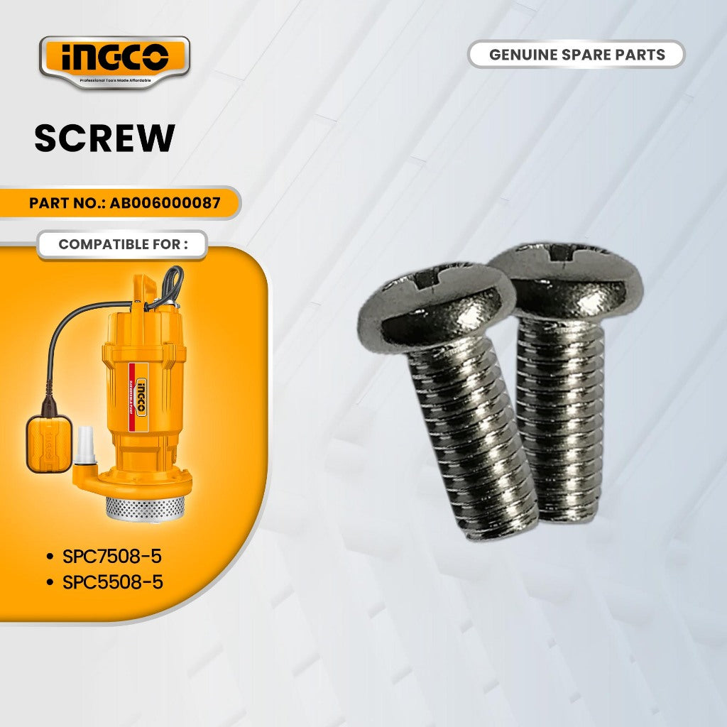 INGCO AB006000087 Screw for SPC7508-5 Submersible Pump 750W(1.0HP) ING-SP