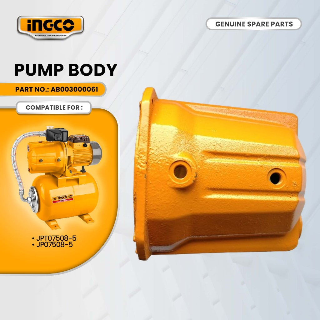 INGCO AB003000061 Pump body for JPT07508-5 Jet Pump Set 750W (1HP) ING-SP