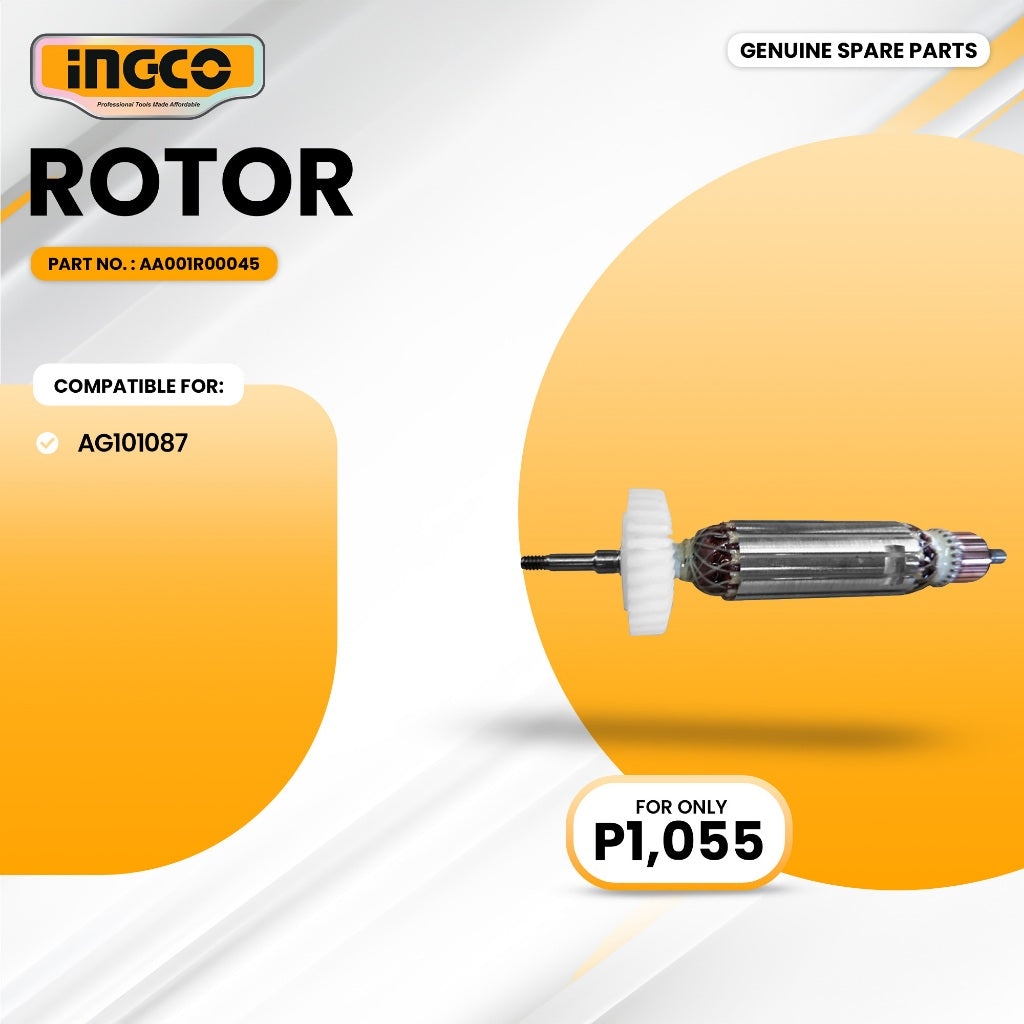 INGCO AA001R00045 Angle Grinder 1010W 4" Rotor ING-SP