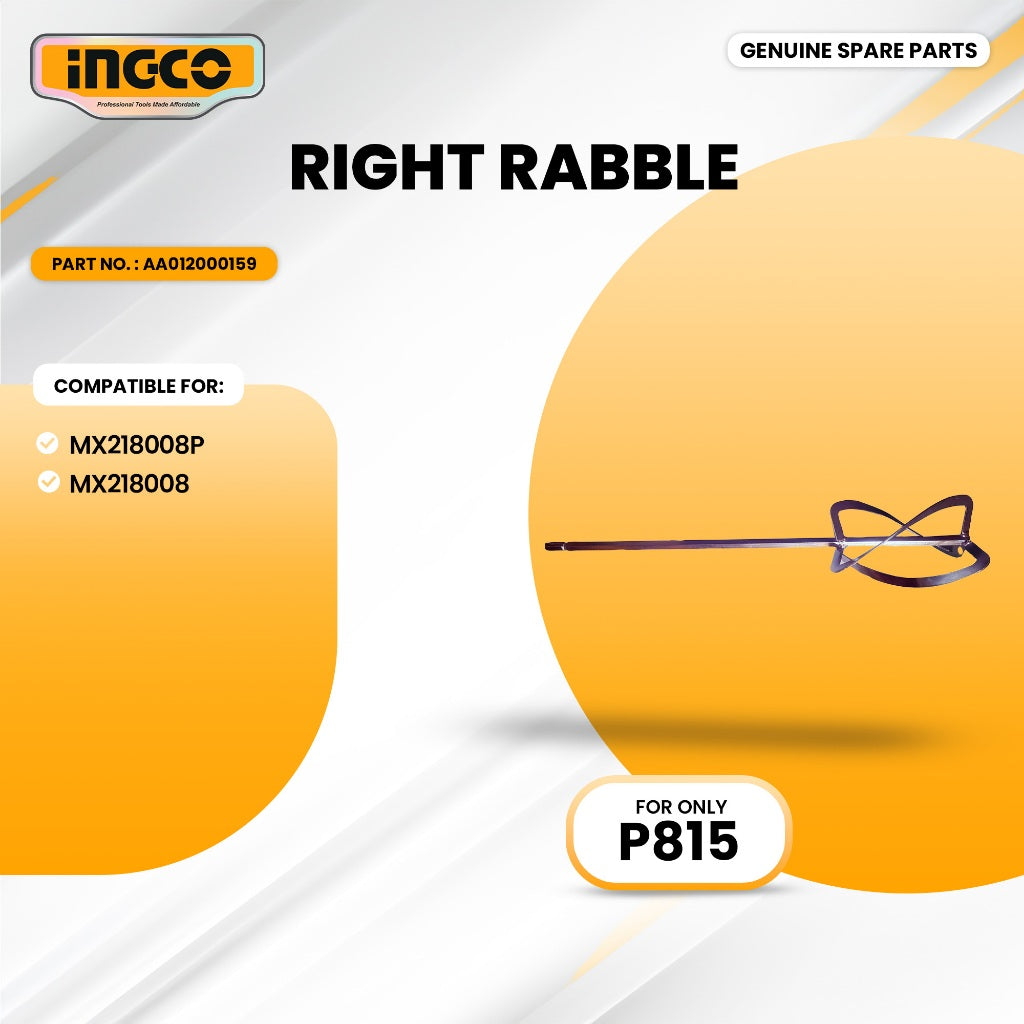 INGCO AA012000159 Electric Mixer Right Rabble ING-SP