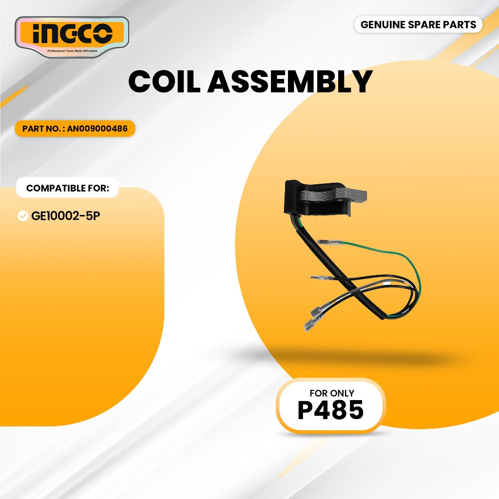 INGCO AN009000486 Coil Assembly for GE10002-5P Gasoline Generator 1KVA ING-SP
