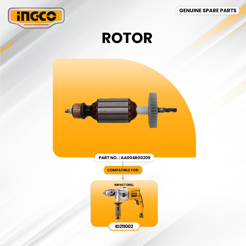 INGCO AA004R00209 Rotor for ID211002 Impact Drill1100W 16mm ING-SP
