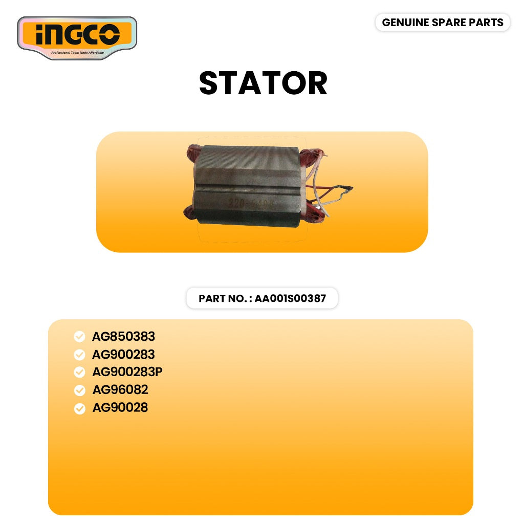 INGCO AA001S00387 Angle Grinder Stator ING-SP